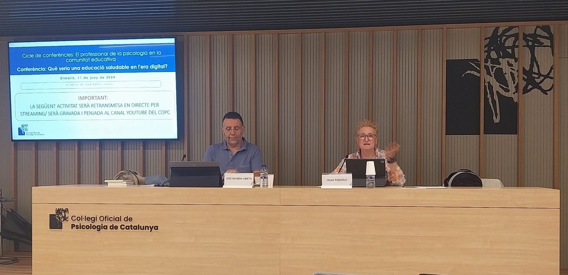 Primer cicle de conferències ‘El professional de la psicologia en la comunitat educativa’ de la Secció de Psicologia de l’Educació i les Delegacions del COPC